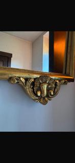 antieke spiegel met vergulde kader, Antiek en Kunst, Ophalen