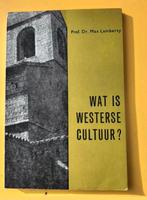 Boek : WAT IS WESTERSE CULTUUR / Max Lamberty, Boeken, Ophalen of Verzenden, Gelezen