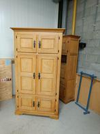 Massieve houten kast, Ophalen, Gebruikt, Eikenhout, Minder dan 150 cm