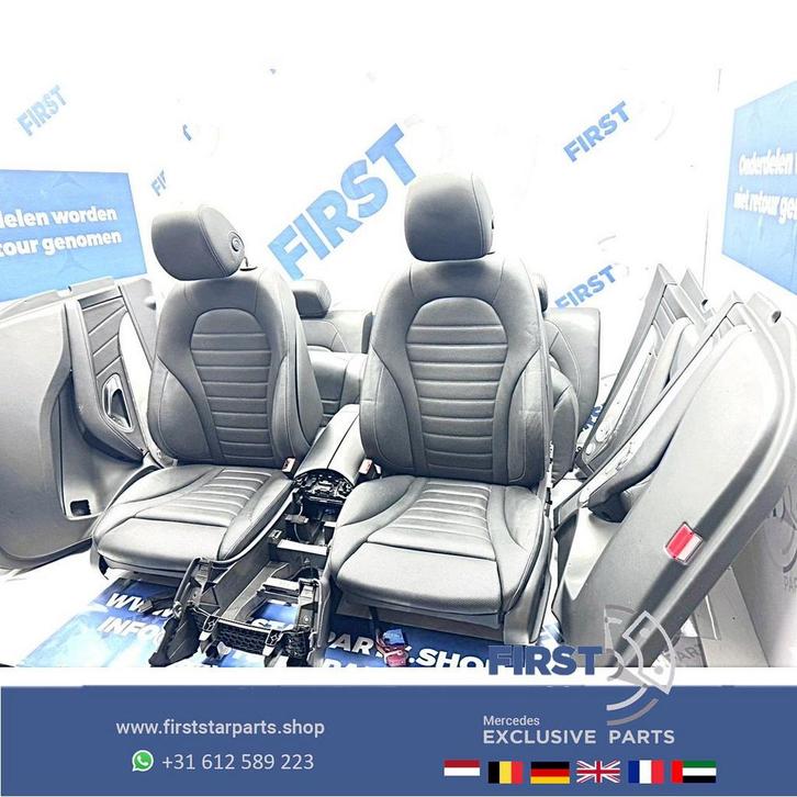 C253 GLC AMG STOELEN GLC43 GLC63 COMPLEET INTERIEUR ZWART LE, Auto-onderdelen, Interieur en Bekleding, Mercedes-Benz, Gebruikt