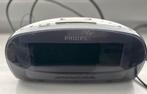 Reveil radio Philips ecran alarme chambre bureau atelier, Ophalen of Verzenden, Gebruikt