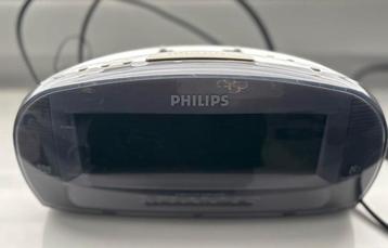 Reveil radio Philips ecran alarme chambre bureau atelier beschikbaar voor biedingen