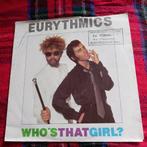 vinyl (45T) eurythmics "who's that girl", Utilisé, Enlèvement ou Envoi, 1980 à 2000