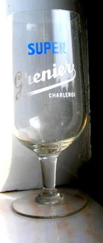 Super GRENIER, Collections, Marques de bière, Comme neuf, Enlèvement ou Envoi, Verre ou Verres