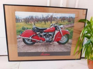 TE KOOP: Klassieke Indian Motorcycle Poster – Slechts €29! beschikbaar voor biedingen