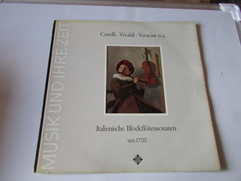 CORELLI - VIVALDI - VERACINI u.a. Italian Block flötens, CD & DVD, Vinyles | Classique, Utilisé, Baroque, Musique de chambre, 12 pouces
