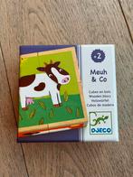 Baby Blokkenpuzzel Djeco, Kinderen en Baby's, Speelgoed | Houten speelgoed, Ophalen, Zo goed als nieuw