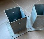 Paalhouder 9x9 2st, Ophalen, Zo goed als nieuw