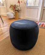 Ikea Stockholm ronde poef blauw, Hout, Minder dan 50 cm, Klassiek, Rond