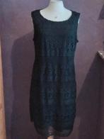 Robe sans manches noire avec broderie taille 40/42, Enlèvement ou Envoi, Comme neuf, Taille 38/40 (M), Noir