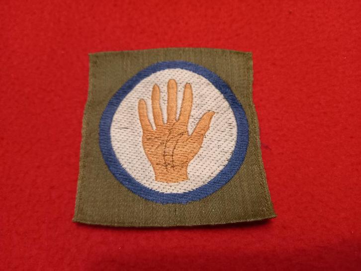 WO1 WOI WW1 WWI : US Schouder-Badge 93rd Infantry Division, Verzamelen, Militaria | Algemeen, Landmacht, Embleem of Badge, Ophalen of Verzenden