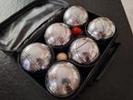 Set van 6 metalen Petanque ballen Jeu de Boules, Sport en Fitness, Overige Sport en Fitness, Ophalen, Gebruikt