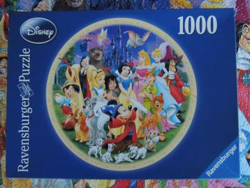 Puzzle 1000 pièces - Disney - Wonderful world of Disney