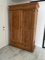 Teak kleerkast, halkast, Huis en Inrichting, Kasten | Kleerkasten, Ophalen of Verzenden, Zo goed als nieuw, Met hangruimte