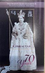 Timbre Gibraltar 4£ Queen Elizabeth, Postzegels en Munten, Verzenden, Postfris