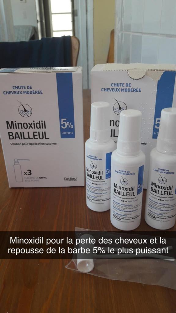 Minoxidil Bailleul 5%, Handtassen en Accessoires, Uiterlijk | Haarverzorging, Ophalen of Verzenden