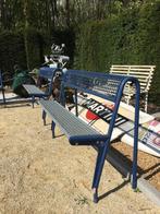 Stevige tuinbanken / parkbanken, Tuin en Terras, Tuinbanken, Ophalen, Gebruikt, Metaal