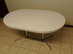 Ovale tafel, Huis en Inrichting, Ophalen, Gebruikt, 100 tot 150 cm, 50 tot 75 cm