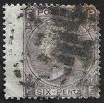 1 Postzegel Groot-Brittannië 1867 Koningin Victoria (I), Enlèvement ou Envoi, Affranchi