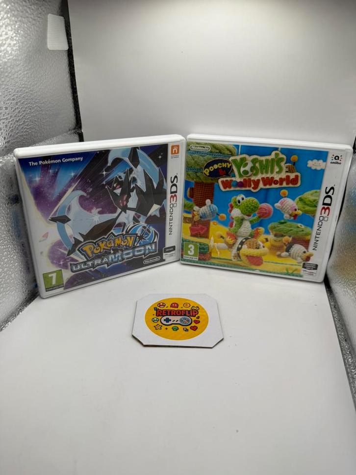 Pokemon Ultra Moon + Yoshi’s Woolly World Nintendo 3ds -, Games en Spelcomputers, Games | Nintendo 2DS en 3DS, Gebruikt, Avontuur en Actie