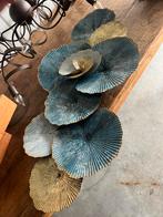 Mooie wanddecoratie in blauw en goudtinten, Huis en Inrichting, Ophalen, Zo goed als nieuw