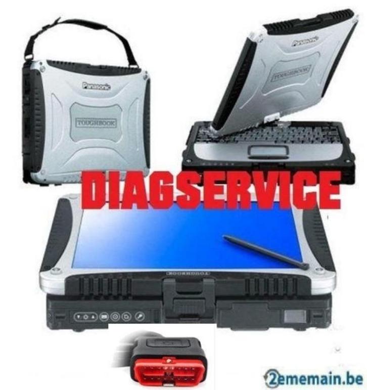 OUTIL DIAGNOSTIC AUTO COMPLET PANASONIC RUGGED DELPHI 2021, Auto diversen, Autogereedschap, Zo goed als nieuw, Ophalen