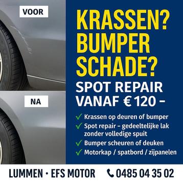 Krassen? Bumper schade? Spot repair vanaf €120 – Lummen beschikbaar voor biedingen