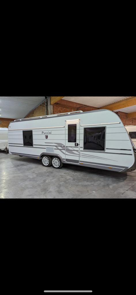 Tabbert puccini 635 2025, Caravanes & Camping, Caravanes, Particulier, Tabbert, Douche, Enlèvement