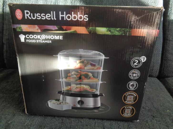 Russell Hobbs Stoomkoker 19270-56 (9 liter) in RVS, Elektronische apparatuur, Slowcookers, Zo goed als nieuw, Timer, Ophalen of Verzenden