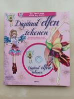 Digitaal Elfen Tekenen Boek + CD, Livres, Loisirs & Temps libre, Comme neuf, David Riche, Dessin et Peinture, Enlèvement ou Envoi