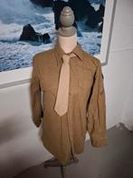 Chemise moutarde de l'US Air Corps de la Seconde Guerre mond, Collections, Enlèvement ou Envoi, Armée de l'air, Vêtements ou Chaussures