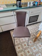 Keukenstoelen, Huis en Inrichting, Stoelen, Ophalen, Kunststof, Gebruikt, Bruin