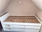 Släkt Ikea bed met 4 lades, Huis en Inrichting, Slaapkamer | Bedden, Ophalen, 90 cm, Eenpersoons, Wit