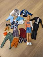 Barbie Ken+verschillende outfits, Ophalen of Verzenden, Zo goed als nieuw, Barbie