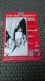 Flyer strips: Bal des Vampires (BIFFF), Boeken, François Schuiten, Eén stripboek, Ophalen of Verzenden, Zo goed als nieuw