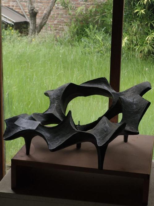 beeldhouwwerk "Evolution" Henri Van Beersel, Antiek en Kunst, Kunst | Beelden en Houtsnijwerken, Ophalen