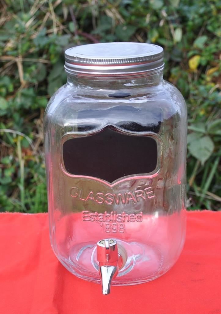 bocal de 3 litre serveur a alcool avec robinet, Antiek en Kunst, Antiek | Glaswerk en Kristal, Ophalen of Verzenden