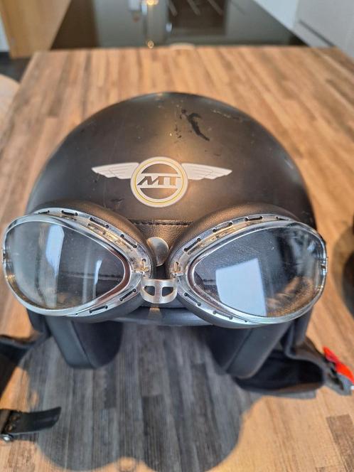 MT Custom Rider helmen (M en S), Fietsen en Brommers, Brommerhelmen, Gebruikt, Medium, Ophalen of Verzenden