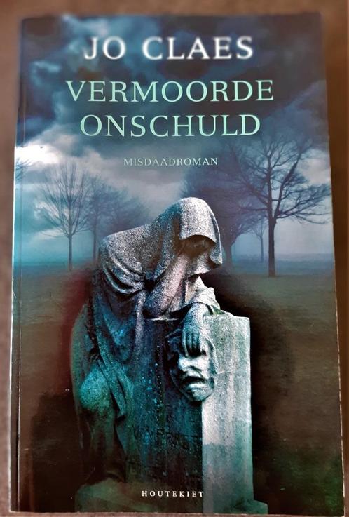Te koop: Misdaadroman "Vermoorde onschuld" door Jo Claes., Boeken, Thrillers, Zo goed als nieuw, België, Ophalen of Verzenden