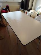 Urgent-Table bureau avec tréteaux, Enlèvement, Utilisé, Bureau