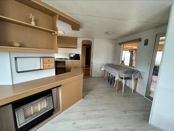 Stacaravan 3 slaapkamers met grote voortent, Caravans en Kamperen, Stacaravans, tot en met 6, Ophalen