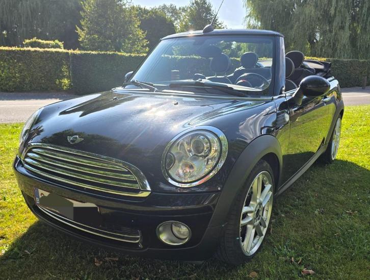 Mini Cooper cabriolet 1.6 115 cv 136000 kms 2009, Auto's, Mini, Particulier, Cooper, ABS, Airbags, Airconditioning, Alarm, Bluetooth