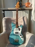 Fender Musicmaster Bass Daphne Blue, Muziek en Instrumenten, Gebruikt, Ophalen of Verzenden