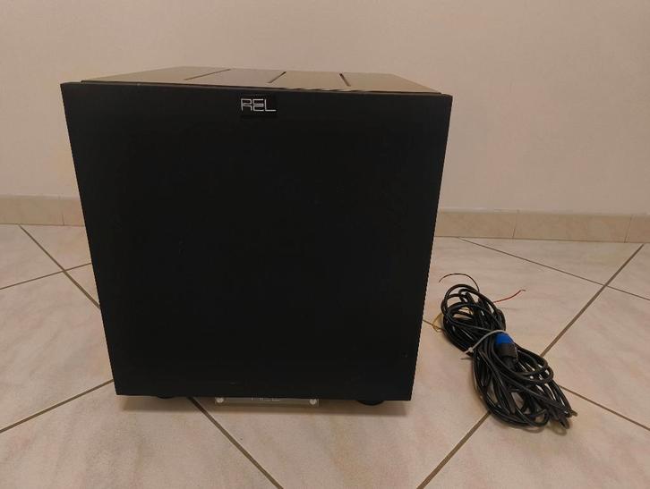 REL R505 subwoofer, Audio, Tv en Foto, Luidsprekerboxen, Gebruikt, Subwoofer, 120 watt of meer, Overige merken, Ophalen