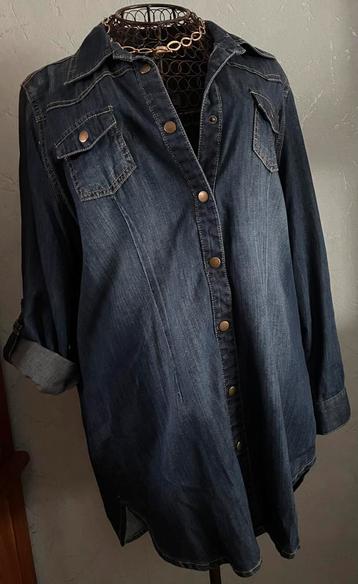 New Look 16 (42/44) Oogverblindend jeans hemd beschikbaar voor biedingen