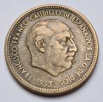 Pièce de monnaie 2,50 pesetas Franco 1953  Espagne, Enlèvement, Monnaie en vrac