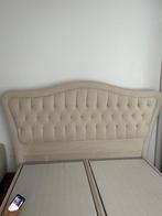 Boxspring, Huis en Inrichting, Slaapkamer | Bedden, Ophalen, Gebruikt, Beige, Tweepersoons