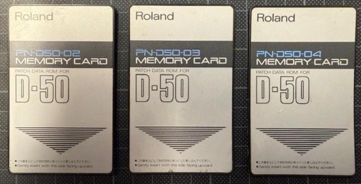 Roland D50 02 03 04 kaart, Muziek en Instrumenten, Synthesizers, Gebruikt, Overige aantallen, Roland, Ophalen of Verzenden