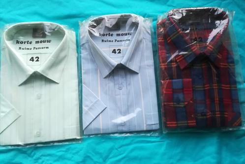 Nieuwe hemden met korte en lange mouwen, Kleding | Heren, Overhemden, Nieuw, Halswijdte 41/42 (L), Ophalen of Verzenden