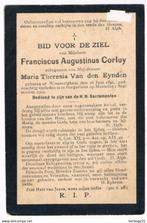 Bp. Corluy Franciscus. ° Wommelghem 1841 † Borgerhout 1902, Verzamelen, Bidprentjes en Rouwkaarten, Ophalen of Verzenden, Bidprentje